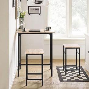 Dining table and 2 stools