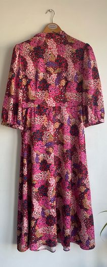 River Island pink mix dress size 10