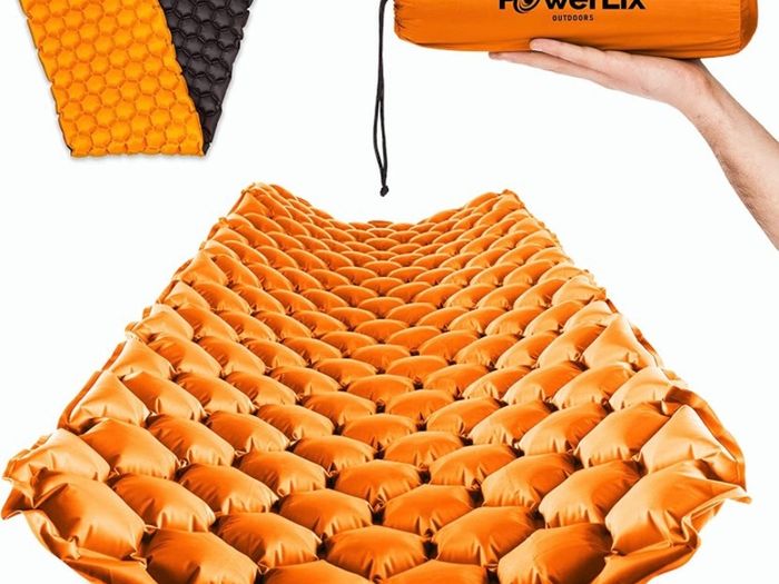 Camping Mat Inflatable Sleeping Mat - Ultralight Sleeping Pad, Compact & Lightweight Camping Mattress for Backpacking, Hiking,Outdoor - Airpad,Inflating Bag, Carry Bag, Repair Kit (FREE POSTAGE)