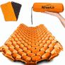 Camping Mat Inflatable Sleeping Mat - Ultralight Sleeping Pad, Compact & Lightweight Camping Mattress for Backpacking, Hiking,Outdoor - Airpad,Inflating Bag, Carry Bag, Repair Kit (FREE POSTAGE) Image 2