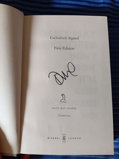 Daisy May Cooper Don't Laugh It'll Only Encourage Her. First Edition, Signed Copy. Great Condition. Postage Included In Price.