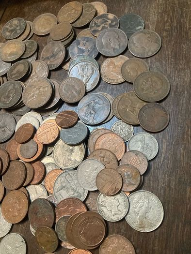 1,2 kg UK coin lot