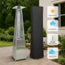 Stainless Steel Pyramid Style 13kw Propane Heater Outdoor Patio Gas Heater Image 6