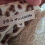 Millennium Leopard Print Satin Blouse Size M Image 9