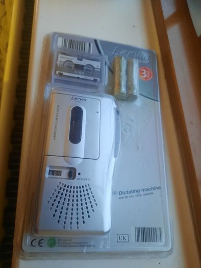 Vintage Dictation machine still sealed