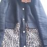 Karen Millen - Wool Cashmere Coat - Black Animal Print - UK 8 true to size - New Without Tags Image 10