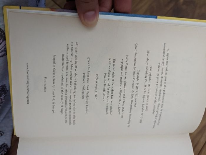 Harry Potter book collection (all 7 books)