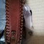 real. leather  hand  bag Image 7