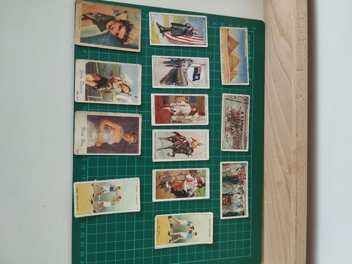 Vintage Mixed Cigarette Cards  Film Stars, History, and Culture