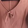 Cotton Blouse with front tie. Image 2