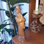 Vintage Hand Carved Wooden old man  Figurine Statue figurine  Hand sculpted african statues Decor Image 2