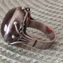 Rare Vintage Polish Rytosztuka Silver & Baltic Amber Ring Image 6