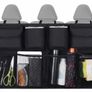 Car Boot Organiser Waterproof Kick Mats Car Organiser Seat Back Protectors, Multi-Pocket Children's Travel Storage Image 7