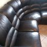 Leather corner sofa Image 5