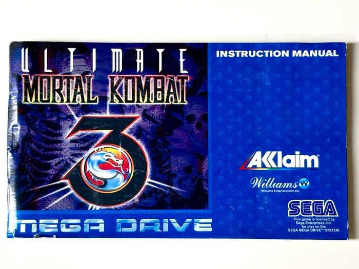 Ultimate Mortal Kombat 3 for Sega Mega Drive Boxed and Minty