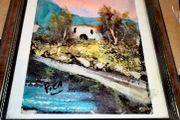 Antique oil painting