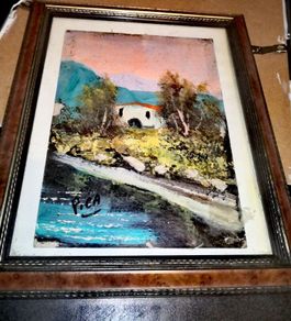 Antique oil painting