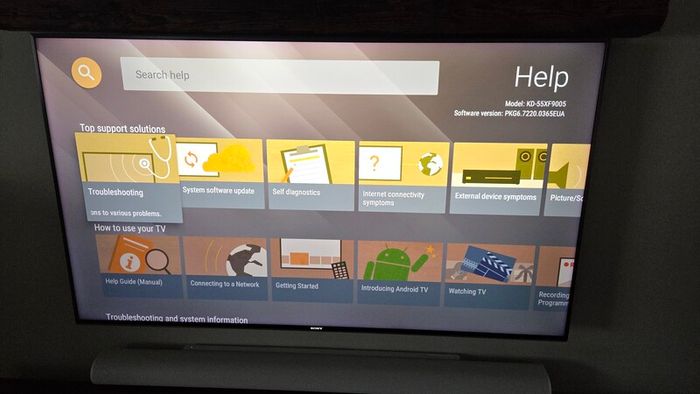 Sony 55" UHD Led TV with Android, KD-55XF9005