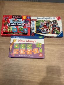 Children's Puzzle Bundle - Ravensburger, BrainBox & Whizzkids