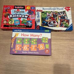 Children's Puzzle Bundle - Ravensburger, BrainBox & Whizzkids