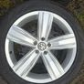 19" Genuine Vw Tiguan Alloys with tyres Image 3