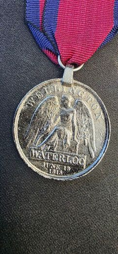 Waterloo Medal 1815 Replica - Military History Reproduction / Prop