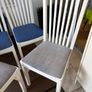 x4 IKEA Wooden dining chairs Image 4