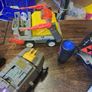 Vintage 1986 Coleco StarCom Fleet Lot, Starhawk, Shadow Raider and 5 Ground Units Image 5