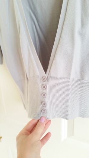 Light Grey Cardigan - Size 8