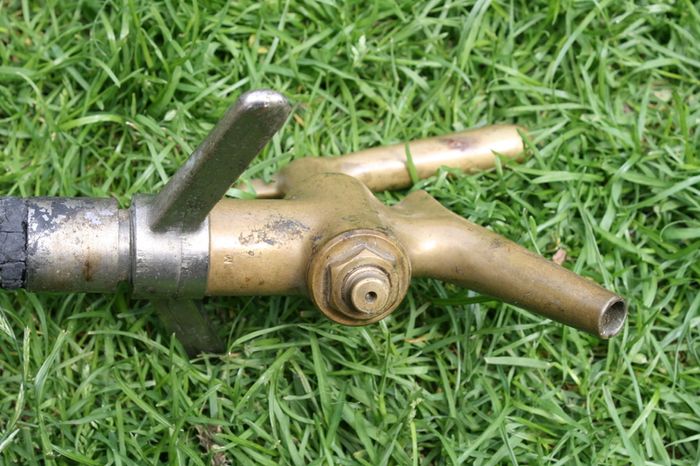 Vintage Heavy Brass Beer Barrel Keg Whisky Cask Tap Breweriana Home Bar Pub
