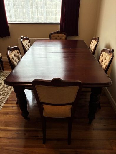 Mahogany dining table