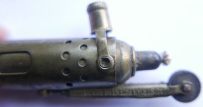 WW1 German Austrian Made Brass JMCO Working Wind Proof Trench Lighter
