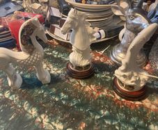 Cre Irish porcelain Celtic figures free postage