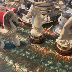 Cre Irish porcelain Celtic figures free postage