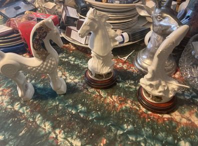 Cre Irish porcelain Celtic figures free postage