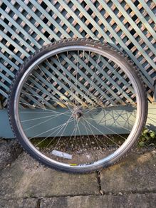 700c Bike Wheel   Mavic A319 Rim   Good Condition