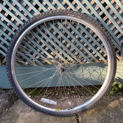 700c Bike Wheel   Mavic A319 Rim   Good Condition