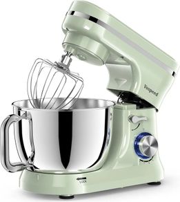 Stand Mixer,5 Quarts 8-Speed 1000W Tilt-Head Food Mixer, Kitchen Electric Standing Mixer With Dough Hook, Whisk, Beater, Splash Guard & Mixing Bowl For (Green)