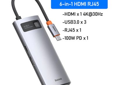 USB Type C HUB USB C to HDMI-compatible RJ45 SD Reader PD 100W Charger USB 3.0 HUB For MacBook Pro Dock Station Splitter