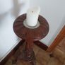 wooden tall candle stand Image 2