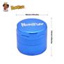 HoneyPuff 50 MM 4 Layers Herb Grinder Blue Image 2