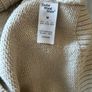 Cedar Wood State Beige Cable Knit Funnel Neck Jumper Size M Image 4