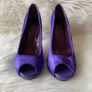 Purple Peeptoe Heels Image 2