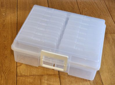 MAKE OFFER - Photo & Craft Storage Case with 14 Individual Boxes