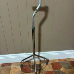 Tripod walking stick