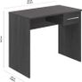 Inari Computer Desk with 1 drawer, Home Office table, 50 x 90 x 73 cm, Dark Grey Image 3