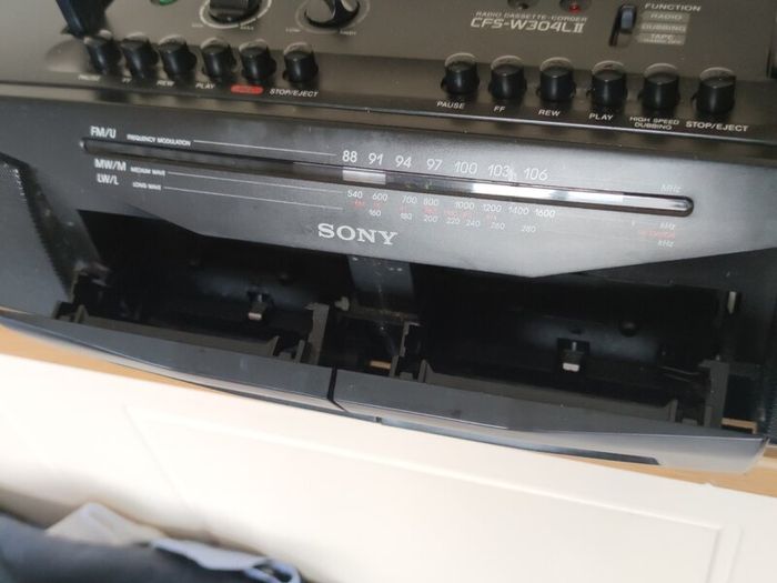 Retro Sony Radio Cassette Recorder Stereo