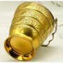 Mid Century Ice Bucket Gold Washed EPNS Image 8
