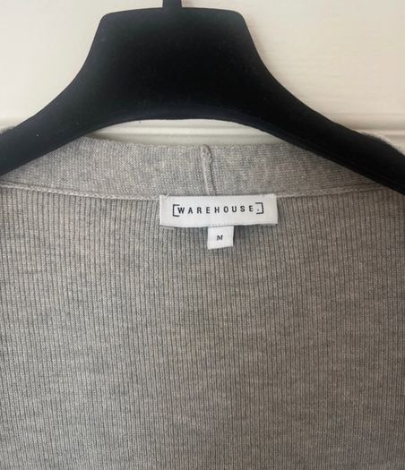 warehouse cardigan grey