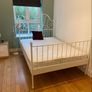 IKEA Leirvik Bed Frame (140x200 cm) + 2 Slatted Bed Bases Image 2